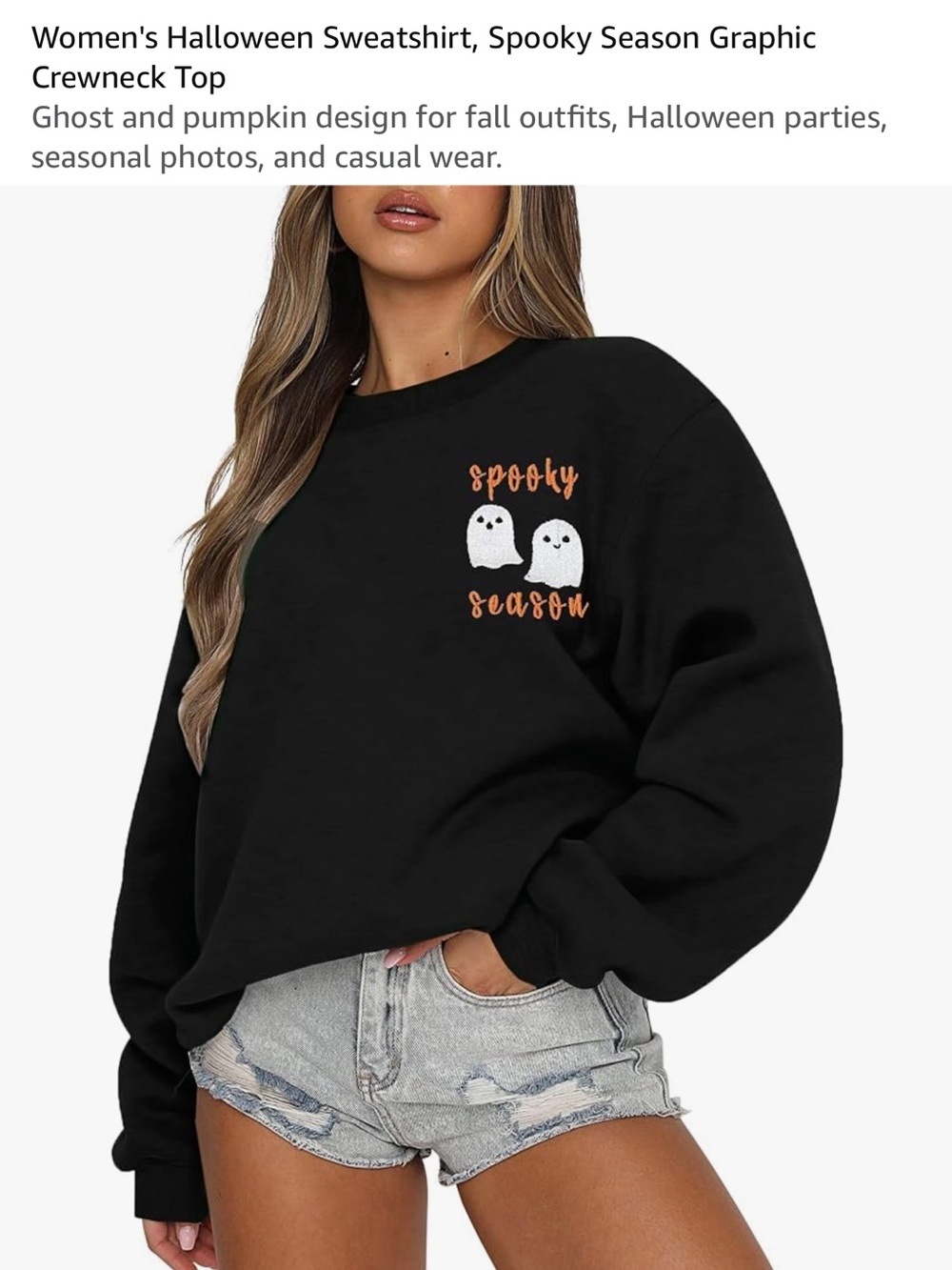Brand New Spooky Season Crew Neck